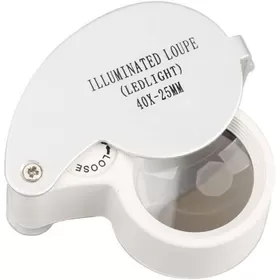 ذره بین تاشو چراغدار 40X مدل MG21011- اورجینال