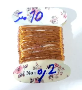 SIML0.2 سیم لاکی نمره 0.2 میلی متر 10 متری- اورجینال