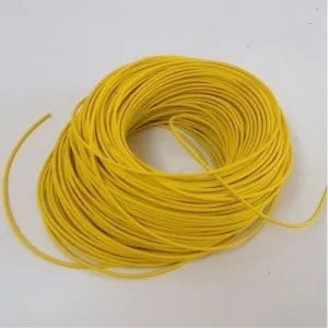 SIM1 سیم نسوز سیلیکونی زرد SIM 1*0.25 افشان قلع اندود(1 متری)- اورجینال