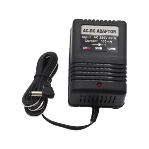 A6V500MA آداپتور ترانسی 6 ولت 500 میلی آمپر منفی وسط- اورجینال