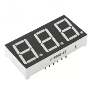 SSE312G سون سگمنت مالتی پلکس 3 رقمی 12 پایه 0.56 اینچ سبز کاتد مشترک کد A-563SG-12-L12 - اورجینال