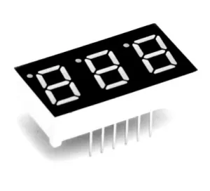 SSE312R سون سگمنت 3 رقمی 12 پایه کاتد مشترک قرمز 30x16 میلیمتر کد HSN-4031AS - اورجینال