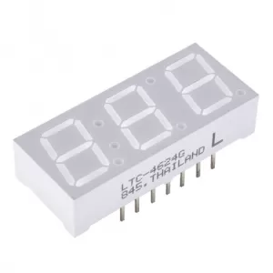 SSE312G سون سگمنت 3 رقمی 12 پایه سبز ساعتی 0.4 اینچ آند مشترک کد LTC-4624G - اورجینال