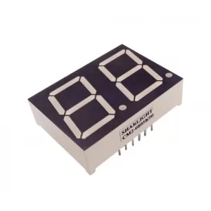 SSE218R سون سگمنت 2 رقمی 18 پایه قرمز 0.8 اینچ کاتد مشترک کد TOD-8201BK - اورجینال