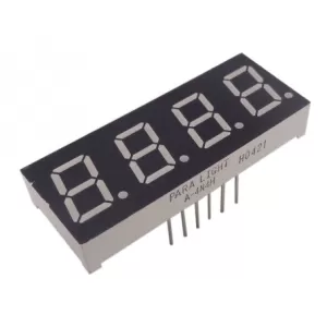 SSE412R سون سگمنت 4 رقمی 12 پایه قرمز آند مشترک 0.6*1.6*4 سانتی متر  کد A-4N4H H0431 ( مشابه: A-4N4H H0421 )- اورجینال